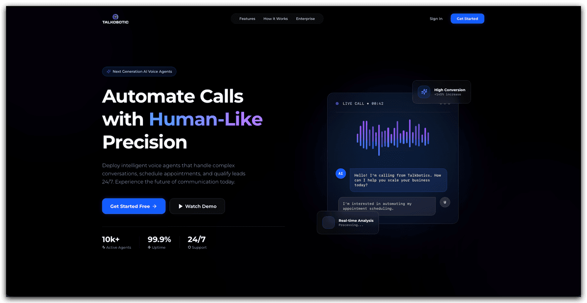 Talkobotic product screenshot